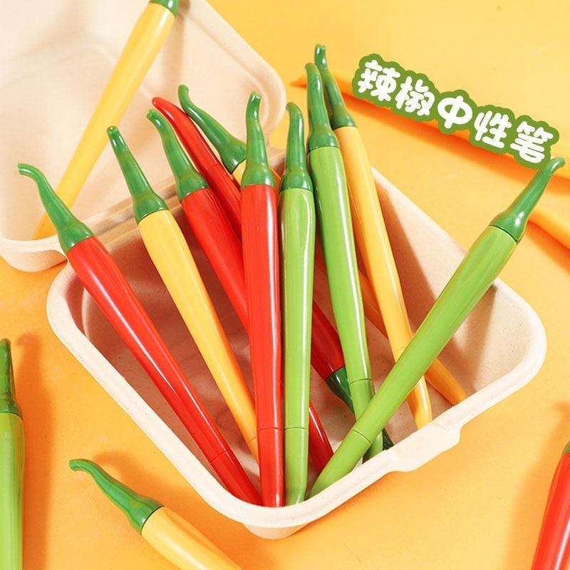 【辣椒筆】仿真筆 可愛 中性筆 造型筆 搞笑趣味 韓風可愛創意 仿真筆 婚禮小物 交換禮物-細節圖7
