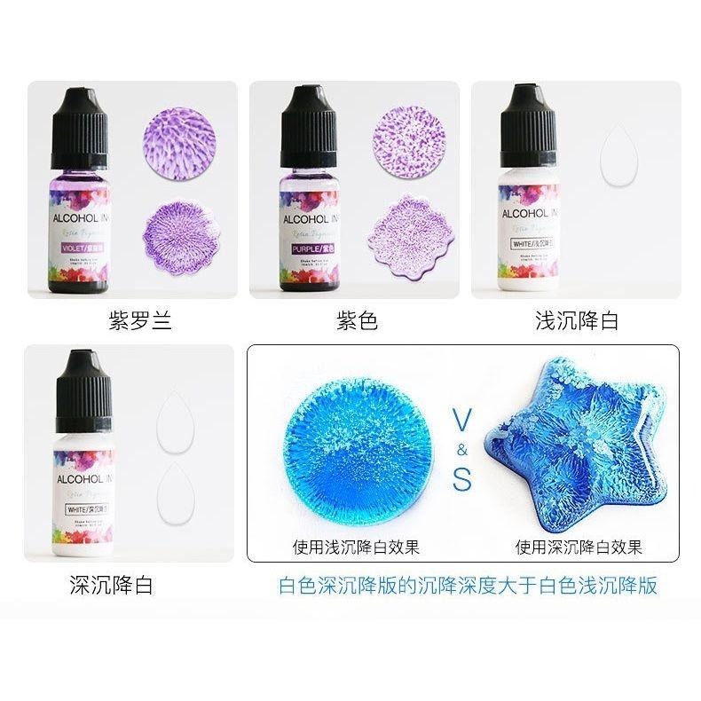 【擴散色精】10ml 24色 暈染色精  3D暈染色精 UV滴膠 水晶滴膠 調色色漿-細節圖7