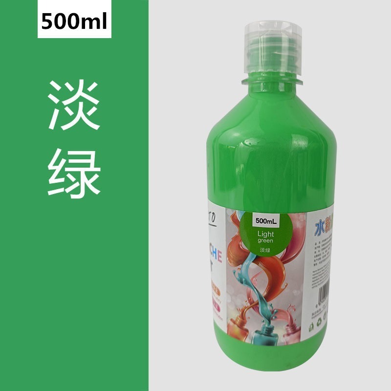 【水粉顏料-500ml】CE認證 無毒 廣告顏料 水粉顏料 水粉 DIY 手工藝 32色 繪畫-規格圖9