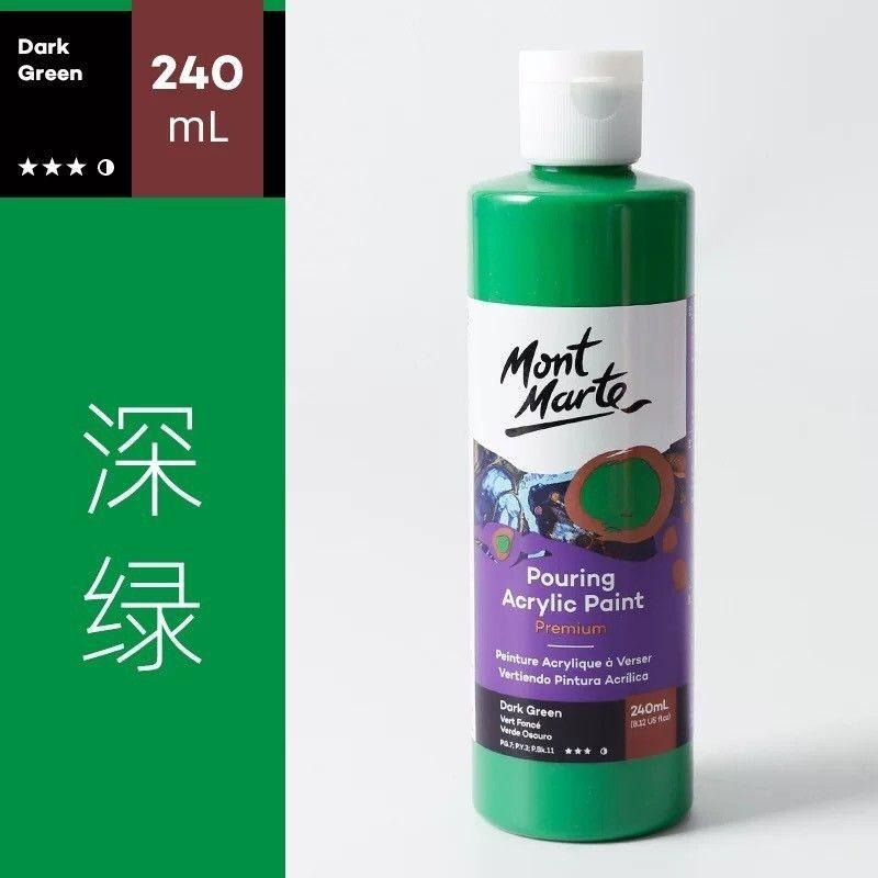 【蒙瑪特流動丙烯顏料-240ml】Mont Marte 蒙馬特 120ml單罐 流動畫 丙烯顏料 壓克力顏料 流體畫-細節圖8