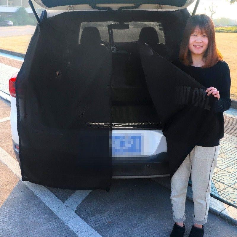【*車尾蚊帳】防蚊 防嗮 磁吸式 汽車蚊帳 車用蚊帳 紗窗 紗窗 隔熱通風 后備箱 尾門紗窗-細節圖6