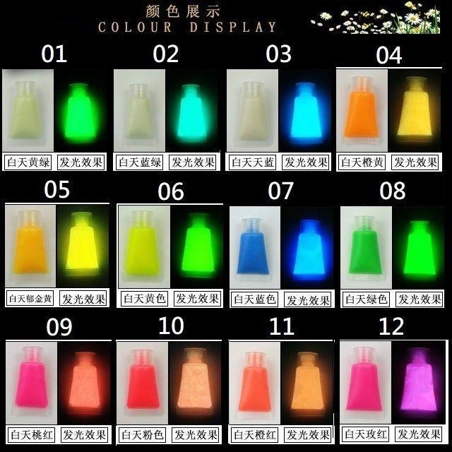 台灣現貨【*夜光漆-軟管裝】夜光 水性凝膠 夜光顏料 夜光塗料 夜光油漆 夜光凝膠 發光漆-細節圖3