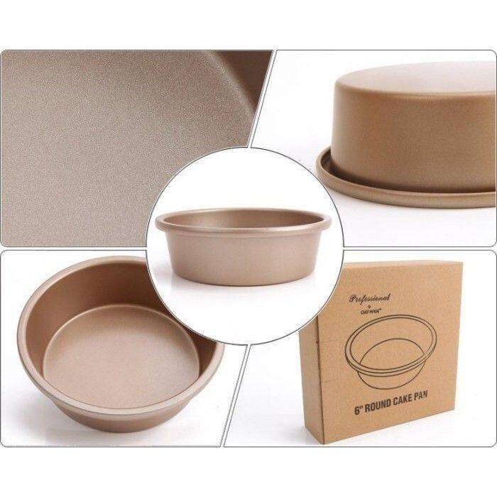 【學廚WK9031-圓形芝士模6寸】麵包模 烘焙用品 圓形固底蛋糕模-細節圖5