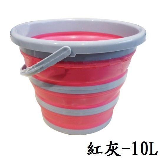 【*折疊水桶-圓形】高品質 加厚版 水桶 多功能手提式折叠水桶 收納方便 洗車 露營 郊遊 釣魚-規格圖9