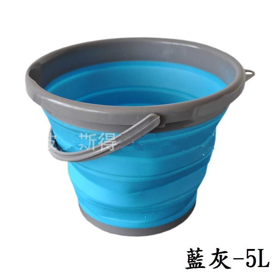 【*折疊水桶-圓形】高品質 加厚版 水桶 多功能手提式折叠水桶 收納方便 洗車 露營 郊遊 釣魚-規格圖9