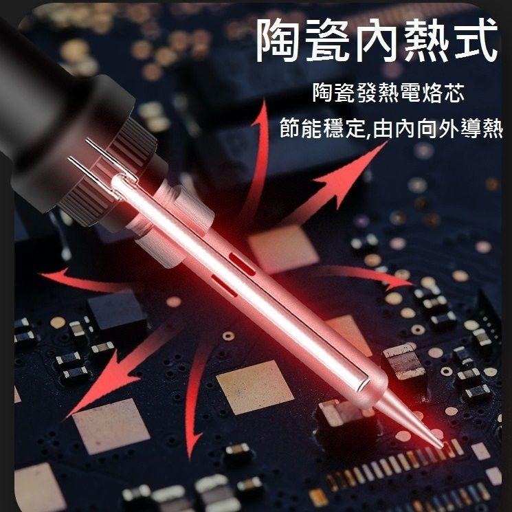 【內熱式電烙鐵】可調溫 智能調溫電烙鐵 調溫電烙鐵 電烙鐵 ANENG 電烙鐵 電焊槍 焊槍 焊錫 焊接-細節圖3