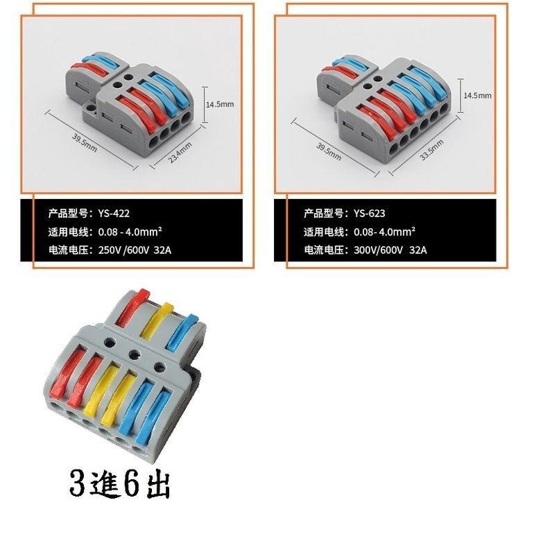 【電線接線器】電線快速接線夾 接線端子 快速接線器 電線連接器 導線連接 快接端子 壓接端子-細節圖7