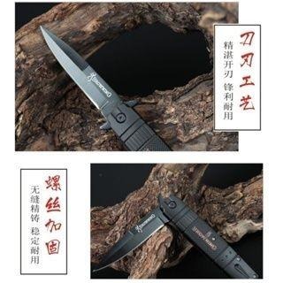 【*黑狼小刀】黑折刀 防身  露營刀 小刀 割繩刀  戶外刀 刀具 求生刀 露營 野外求生-細節圖5