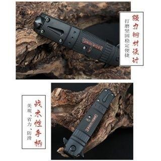 【*黑狼小刀】黑折刀 防身  露營刀 小刀 割繩刀  戶外刀 刀具 求生刀 露營 野外求生-細節圖6