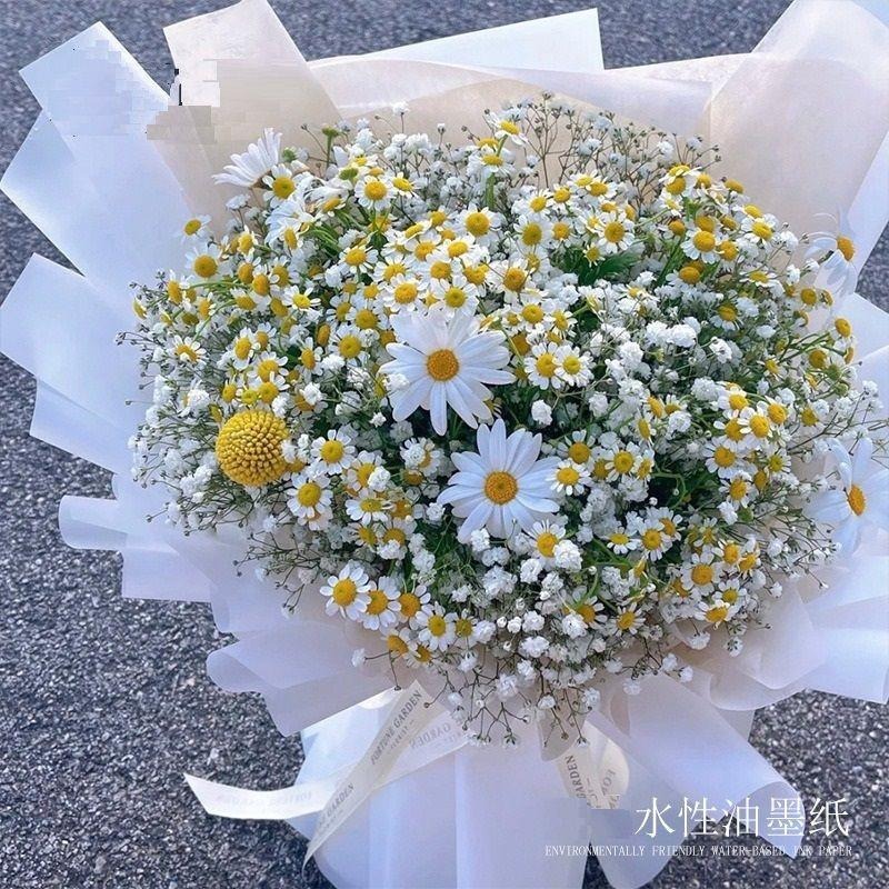 【*韓素紙-單張/買10送10】57*57公分 花束包裝紙 花束 包裝紙 霧面紙 彩色包花 鮮花 防水 包裝紙-細節圖7