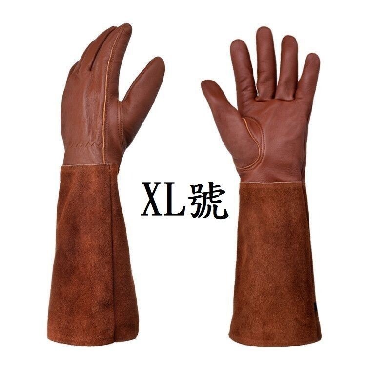 【牛皮手套／1雙入】防刺手套 玫瑰 火龍果 專業園藝 修剪 摘剝 仙人掌 防刺 防扎手套 防刺 防扎-規格圖9