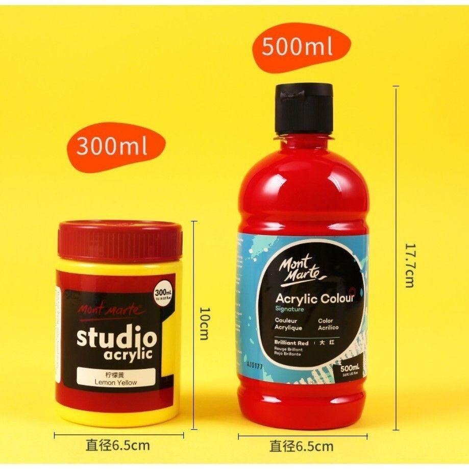 【蒙瑪特壓克力顏料-500ml】澳洲 Mont Marte 蒙馬特 無毒廣告顏料 DIY 油畫顏料 流體畫 丙烯酸顏料-細節圖6