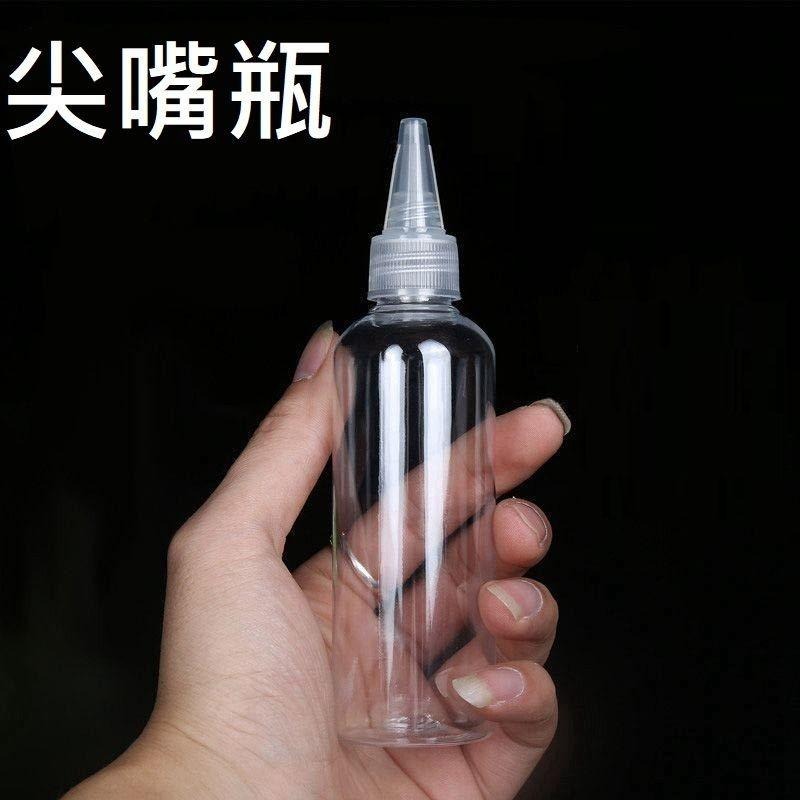 台中現貨【尖嘴瓶】100ml 分裝瓶 擠壓瓶 塑料瓶 醬料瓶 顏料瓶-細節圖5