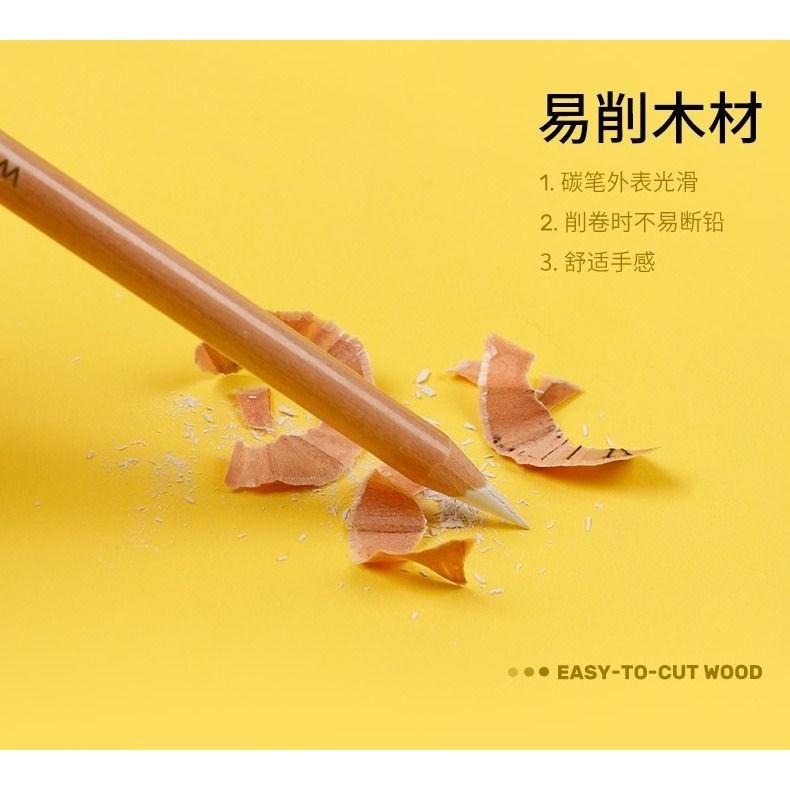 【蒙瑪特素描碳筆】蒙瑪特 素描筆 白色碳筆/彩色炭筆 碳畫鉛筆 棕色炭筆 素描用速寫 高光筆-細節圖7