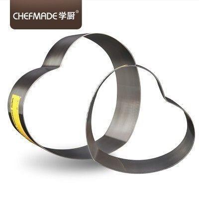 【*學廚WK9309-心形慕斯圈6寸】不鏽鋼 慕斯圈 慕絲圈 蛋糕圈 慕斯模 麵包模具 烤箱用-細節圖2