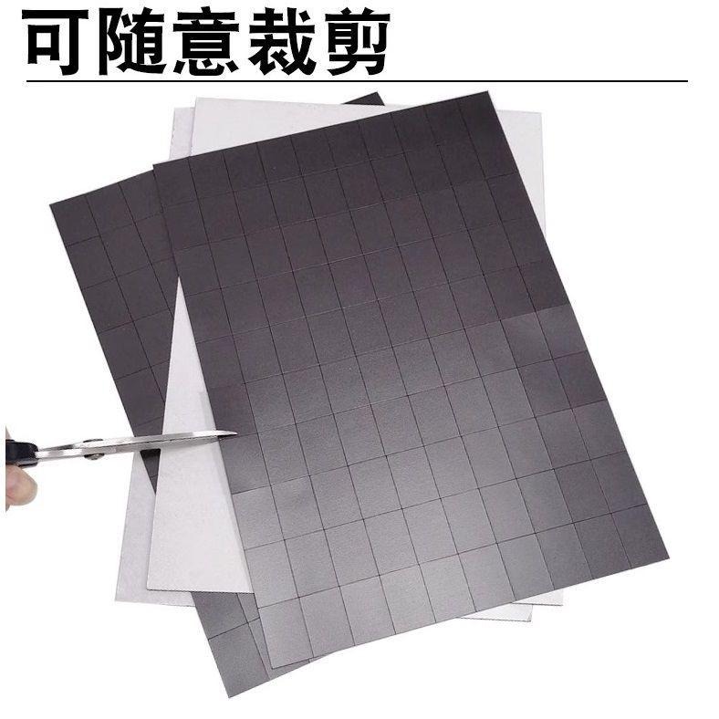 【分切軟磁片】背膠 1mm厚 已切割 軟性磁鐵 冰箱磁鐵(可吸附冰箱白板教學用途)-細節圖3