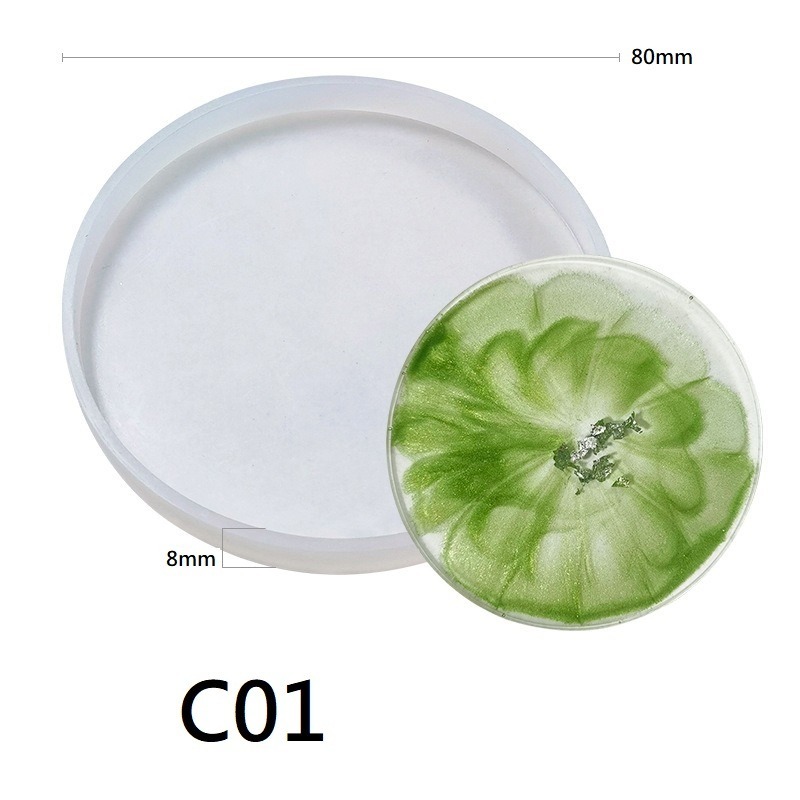 【平板模具】C多尺寸 正方形 正方體 矽膠模具 滴膠模具 不沾膠 鏡面脫模 手作-規格圖9