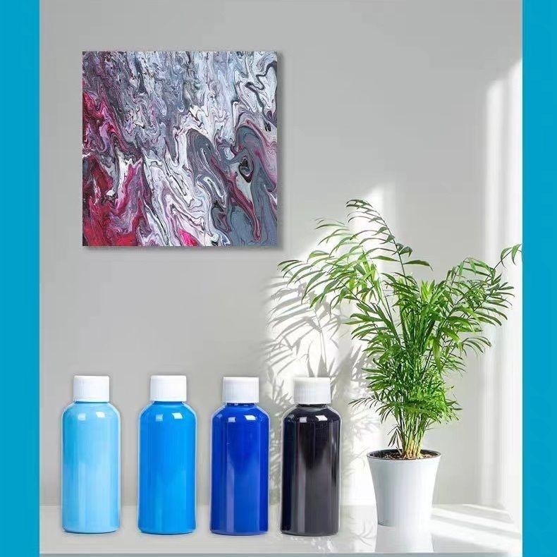 【高光流動丙烯顏料-100ml】台中現貨 流體熊顏料 流動畫 丙烯顏料 壓克力顏料 流體畫 流動熊 顏料 暴力熊-細節圖7