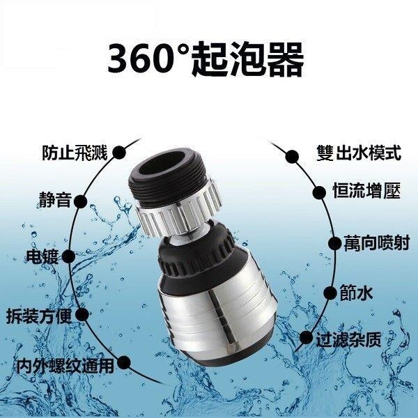 【*起泡節水器-一般款】360度水龍頭 省水水龍頭 防濺 小鋼炮 增壓水龍頭 兩段式水花 省水器 節水器 增壓 起泡器-細節圖8