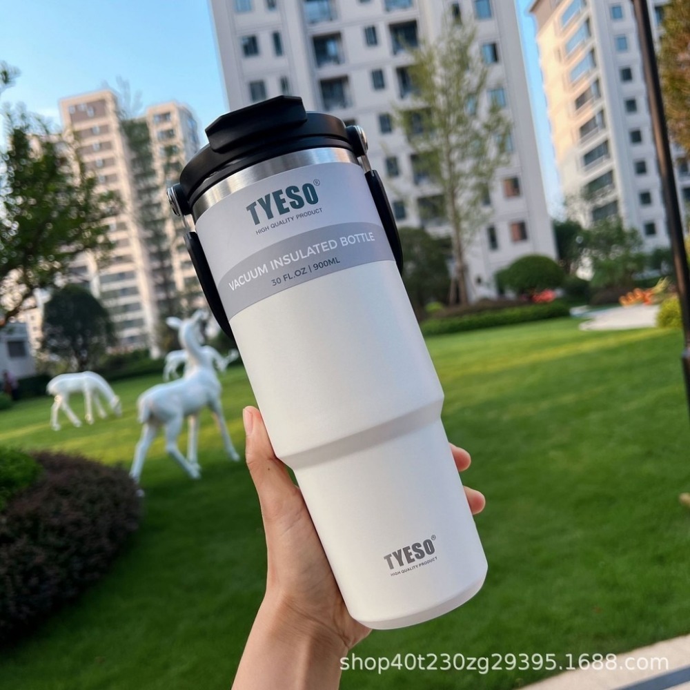 台中現貨【TYESO保溫瓶】304不鏽鋼 保溫杯 手提冰霸杯 保溫杯 保溫瓶 咖啡杯 冰壩杯隨手杯 環保杯 隨行杯-規格圖9