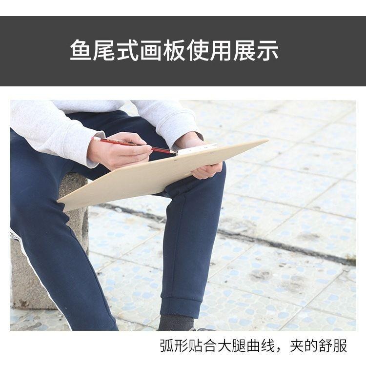 【木質寫生板】速寫板 寫生板 畫板 素描 手提畫板 水彩 空心 木製 美術 實木 水粉 寫生 便攜 墊板-細節圖4