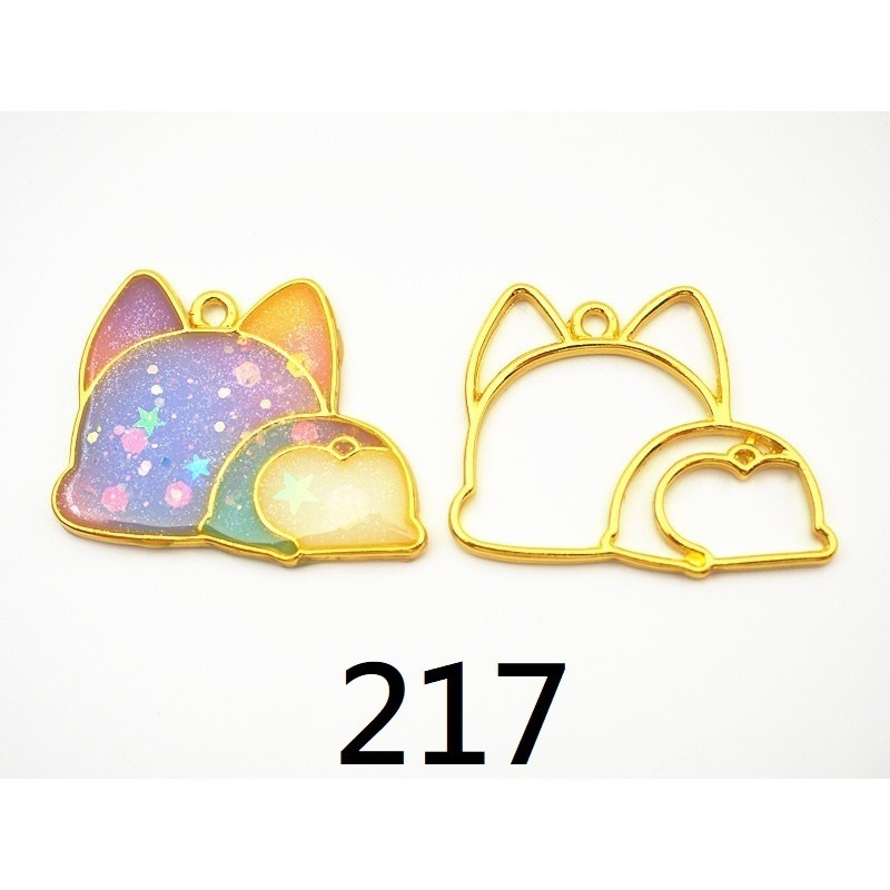 【滴膠金屬框】210~219 萌物冬眠造型 金屬框 金屬邊框 邊框 滴膠框 滴膠金屬框 滴膠邊框-規格圖9