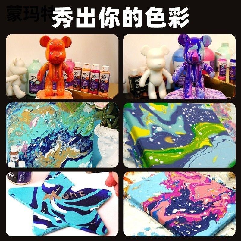 【蒙瑪特流動丙烯顏料-1L】Mont Marte 蒙馬特 單罐販賣 流動畫 暴力熊 流動熊 流體畫 丙烯顏料 壓克力顏料-細節圖7