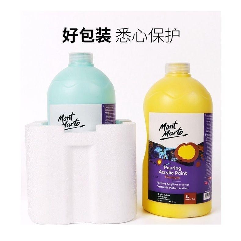 【蒙瑪特流動丙烯顏料-1L】Mont Marte 蒙馬特 單罐販賣 流動畫 暴力熊 流動熊 流體畫 丙烯顏料 壓克力顏料-細節圖9