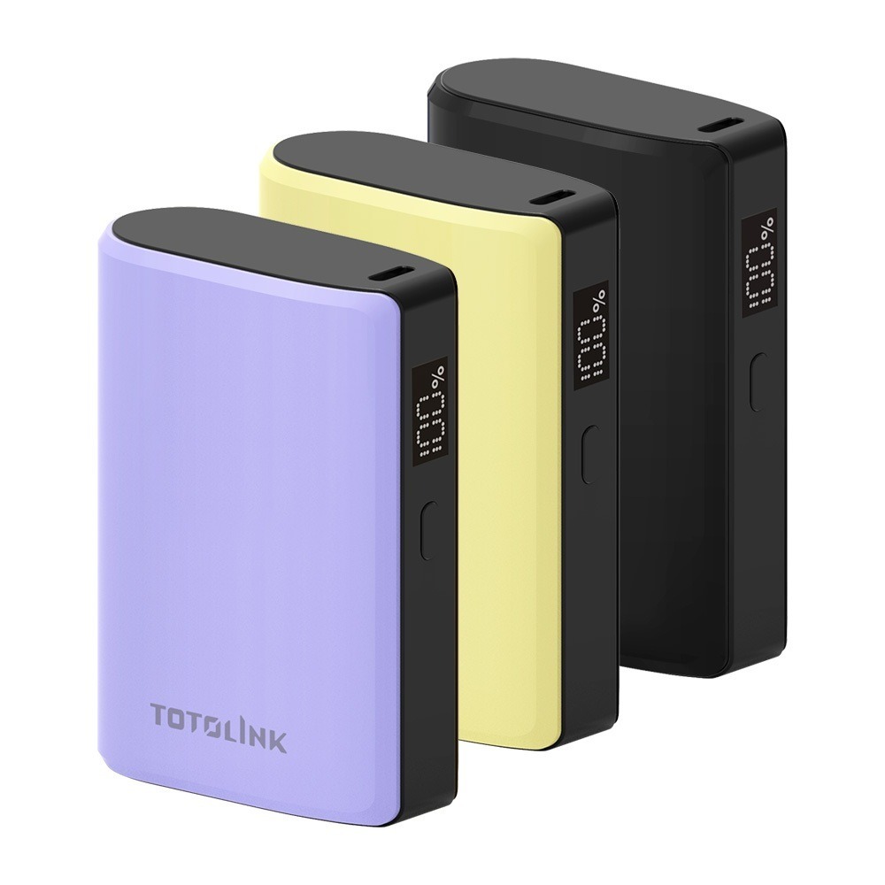 TOTOLINK T10000 PD20W Type-C 雙向快充 迷你掌心行動電源（黃色）-細節圖2