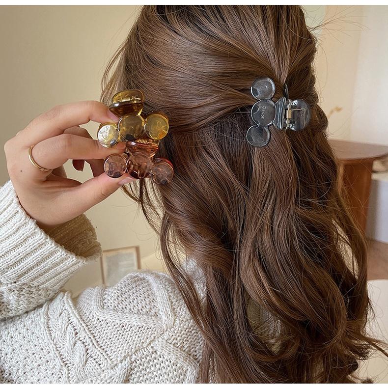 高馬尾抓夾 夾子 頭飾 髮夾 氣質 簡約 瀏海夾-細節圖2