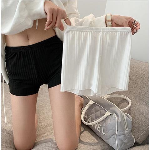 爆款豎條紋冰絲安全褲  防走光 打底短褲 睡褲-細節圖2