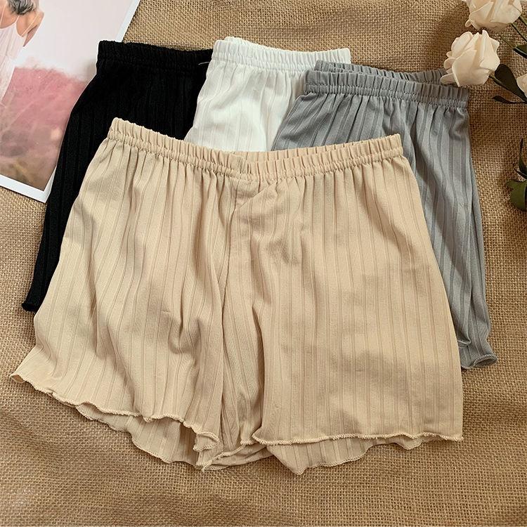 爆款豎條紋冰絲安全褲  防走光 打底短褲 睡褲-細節圖3