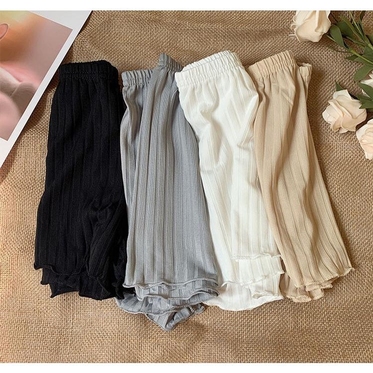 爆款豎條紋冰絲安全褲  防走光 打底短褲 睡褲-細節圖6