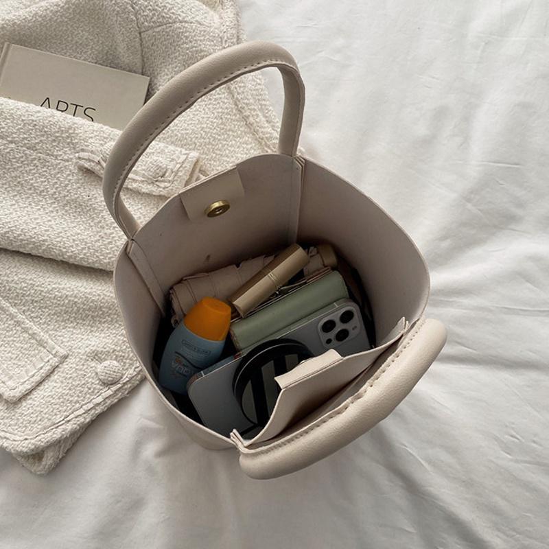 手提托特水桶包 歐美 休閒 軟面 大包 百搭-細節圖5