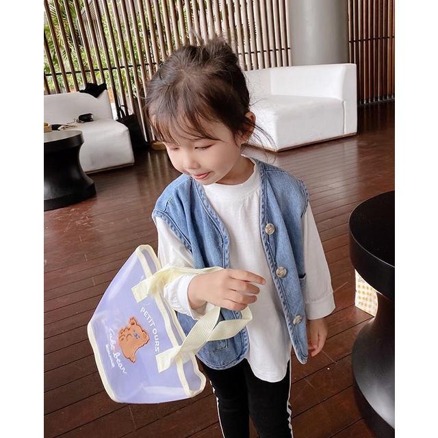 兒童牛仔馬甲背心 百搭 坎肩 寶寶 男童 女童-細節圖2