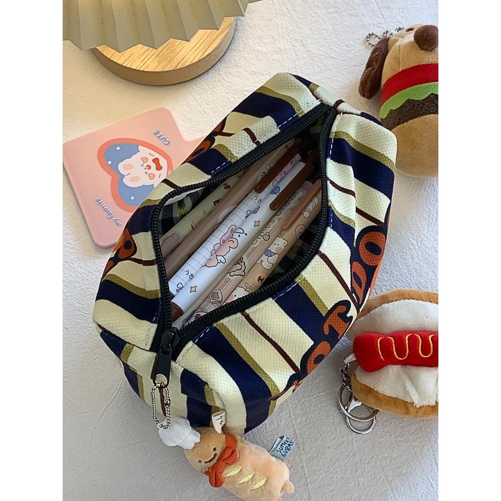 美式復古熱狗化妝包☻收納包 筆袋-細節圖5