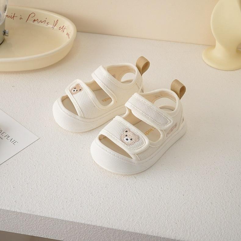 兒童小熊包頭涼鞋☻男女寶寶學步鞋-細節圖4