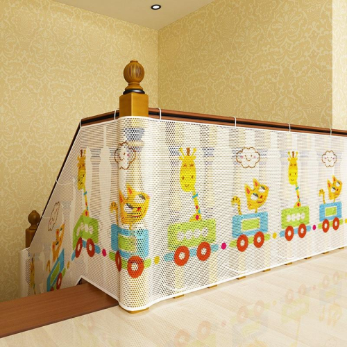 彩色印花兒童安全網 樓梯防護網 陽台防護網 加厚安全繩網
