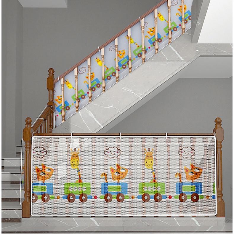 彩色印花兒童安全網 樓梯防護網 陽台防護網 加厚安全繩網-細節圖4