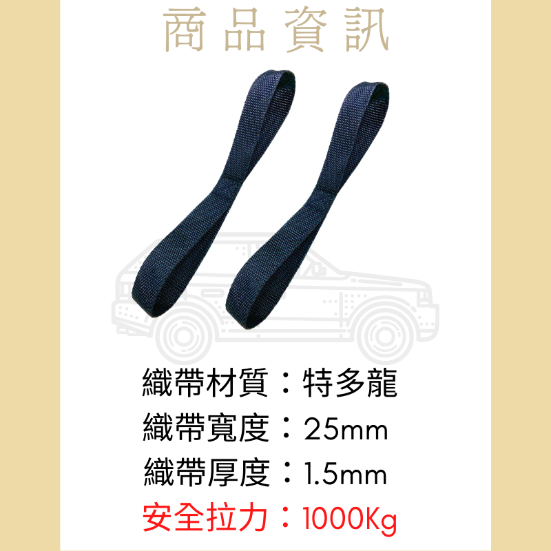 多夫【Dov Strap】 吊繩 1＂=2.5cm MIT 多功能八字吊環 2條/一組 特多龍吊環 安全吊帶 吊繩-細節圖4