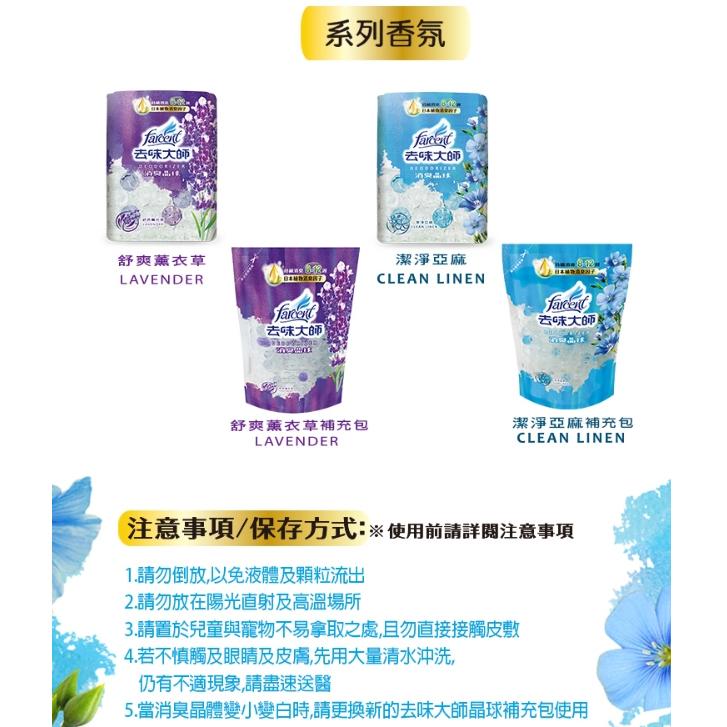 花仙子 去味大師 消臭晶球補充包 消臭晶球 消臭易 350ml 去味大師消臭易 花仙子香氛 IFRA國際香料協會認證香精-細節圖3
