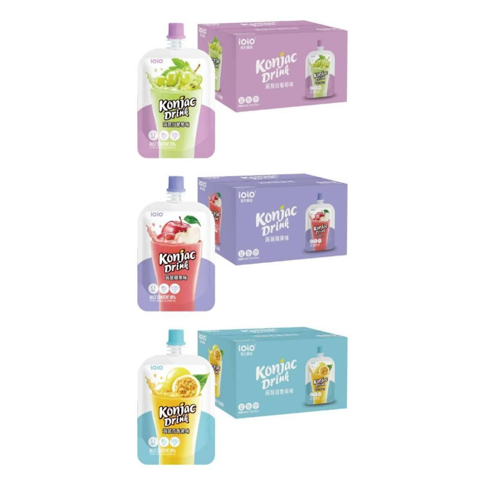 十全 iOiO超口感蒟蒻 百香果蒟蒻 白葡萄蒟蒻 蘋果蒟蒻 蒟蒻飲 果凍飲 果凍 水果蒟蒻飲-細節圖2