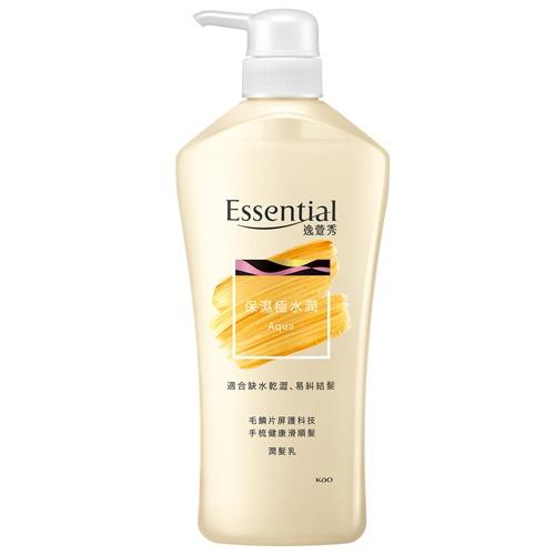 逸萱秀 保濕極水潤系列 洗髮精 潤髮乳 700ml Essential 無矽靈 保濕 補水 新品-細節圖2