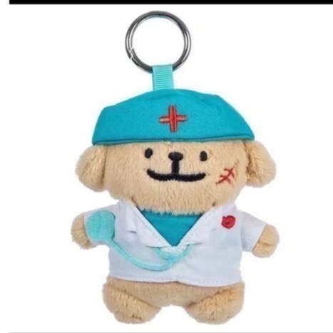 韓國人氣角色 線條小狗 (Maltese) 萬聖節 變裝系列 絨毛吊飾 有四款-細節圖5