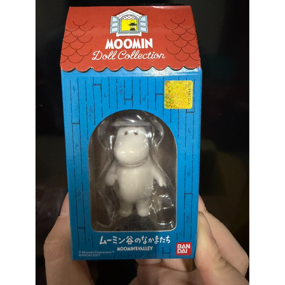 BANDAI 轉蛋/扭蛋 MOOMIN嚕嚕米包裝盒公仔 包裝盒 阿金 嚕嚕米-細節圖2