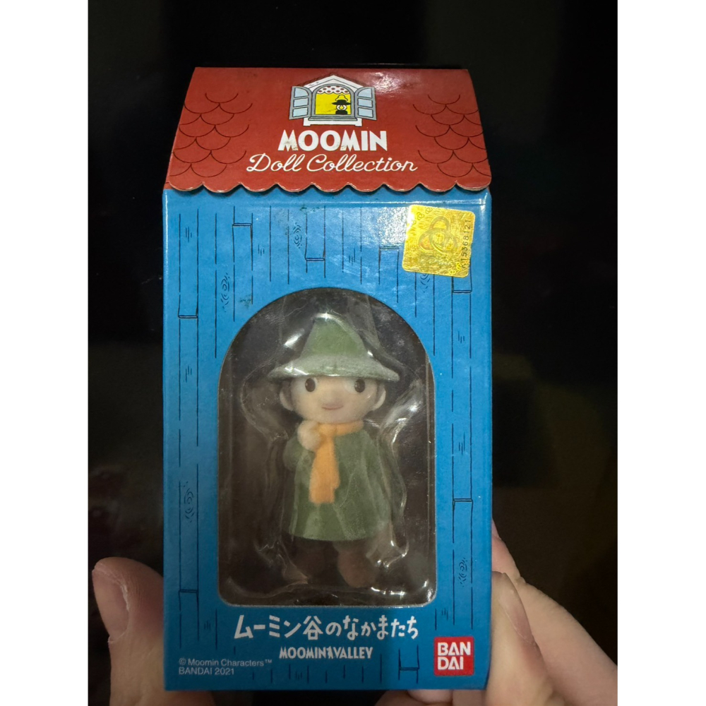 BANDAI 轉蛋/扭蛋 MOOMIN嚕嚕米包裝盒公仔 包裝盒 阿金 嚕嚕米-細節圖4