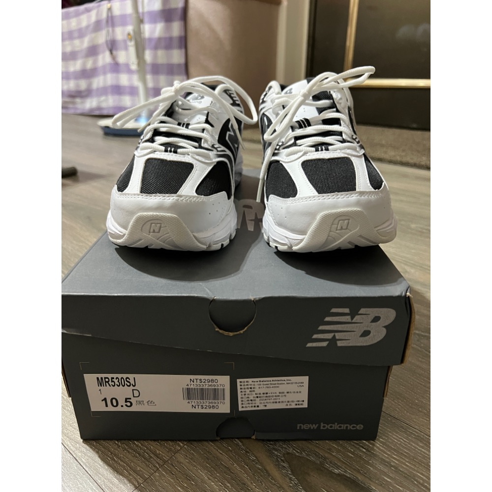 MR530SJ new balance 530 us10.5 黑白 熊貓-細節圖2