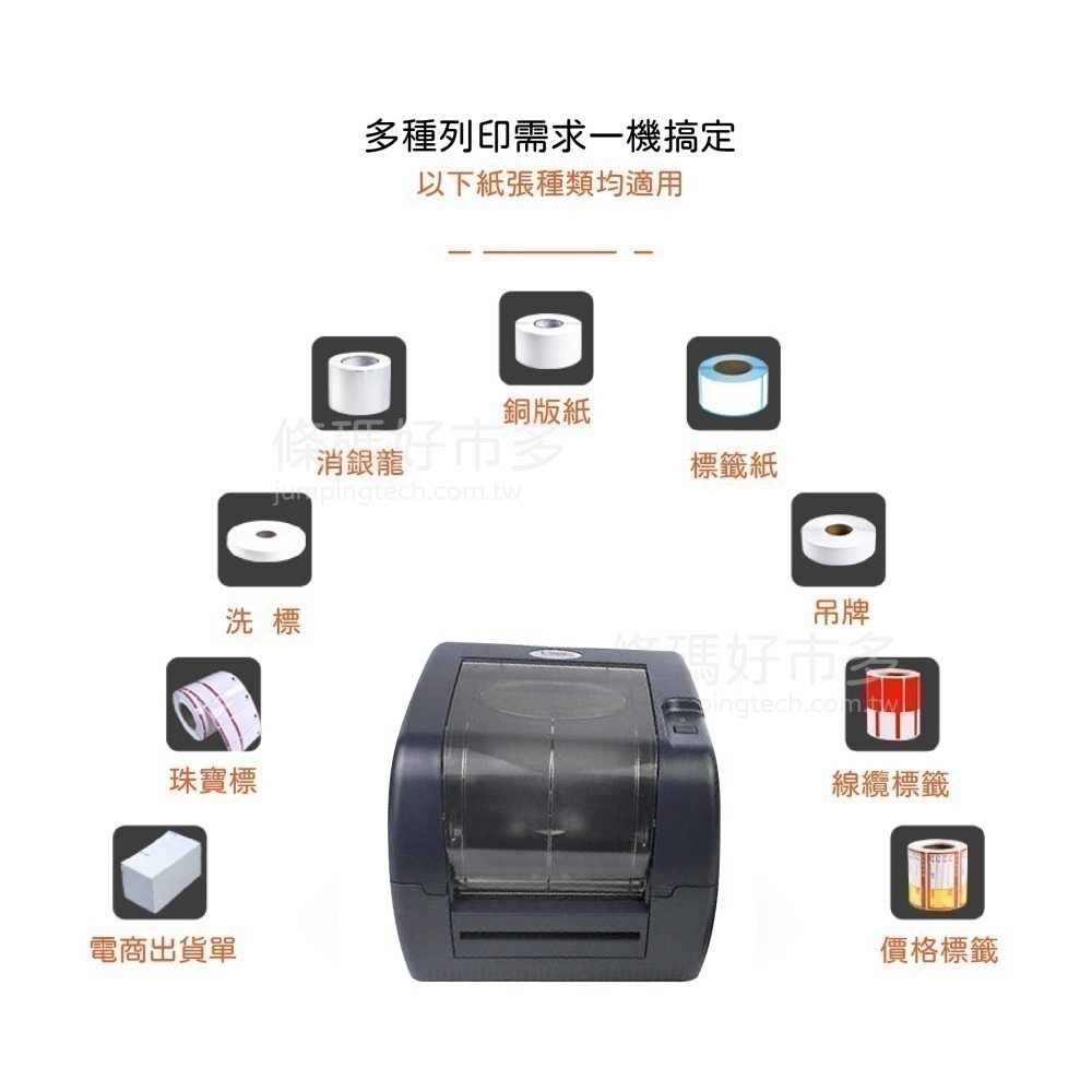 條碼好市多  TSC TTP-247 TTP-345熱感熱轉印條碼列印機產銷履歷超商新竹物流大榮貨運寄件單食品藥品化妝品-細節圖8