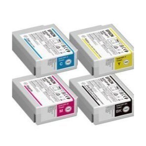 條碼好市多 EPSON CW-C4050墨水匣彩色標籤印表機原廠公司貨SJIC46P四色墨水匣CMYK墨水匣紅黃藍黑四色-規格圖6
