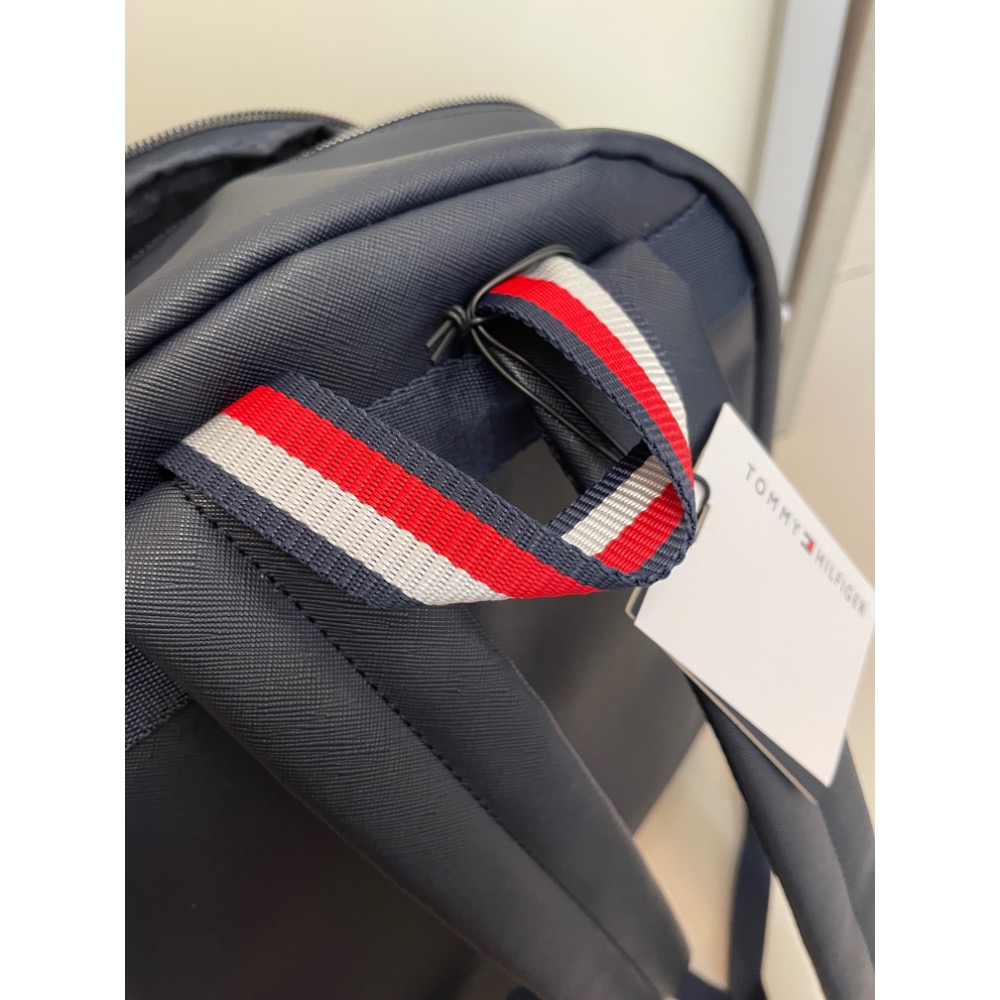 美國 Tommy hilfiger背包 後背包 全新 男生 女生 藏藍色 筆電包 書包 電腦包-細節圖7